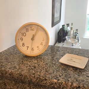Cute Yellow Table Clock